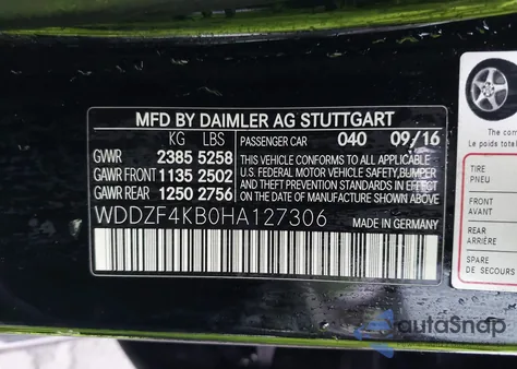 2017 Mercedes-Benz E 300 4Matic from USA, damaged, VIN WDDZF4KB0HA127306